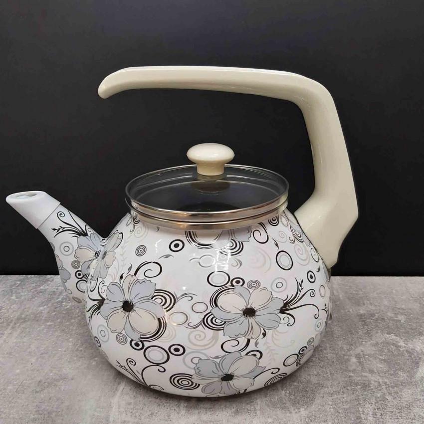 Чайник Interos 1279 эмалированный 2,2 л (2135093867) - фото 1 Чайник Interos 1279 эмалированный 2,2 л (2135093867) - фото 1