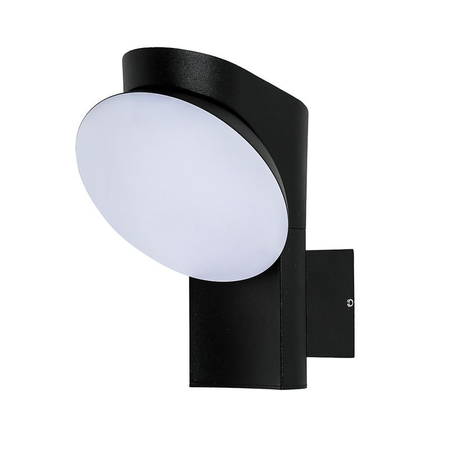 Светильник настенный светодиодный уличный 9234459 PC BK 12W Черный - фото 1 Светильник настенный светодиодный уличный 9234459 PC BK 12W Черный - фото 1