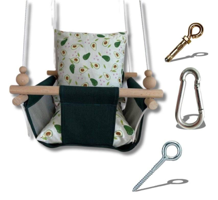 Детская качеля Infancy Авокадо с подушками Зеленый (5748116)