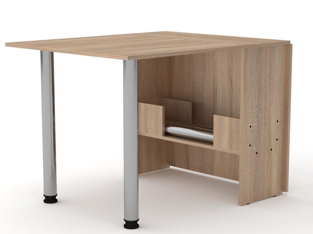 Стол раскладной МеблиКо книжка-2 81х33х73 см Дуб сонома (k-2302-3) - фото 1 Стол раскладной МеблиКо книжка-2 81х33х73 см Дуб сонома (k-2302-3) - фото 1