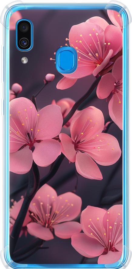 Чехол на Samsung Galaxy A30 2019 A305F Пурпурная сакура (6075sp-1670-42517)
