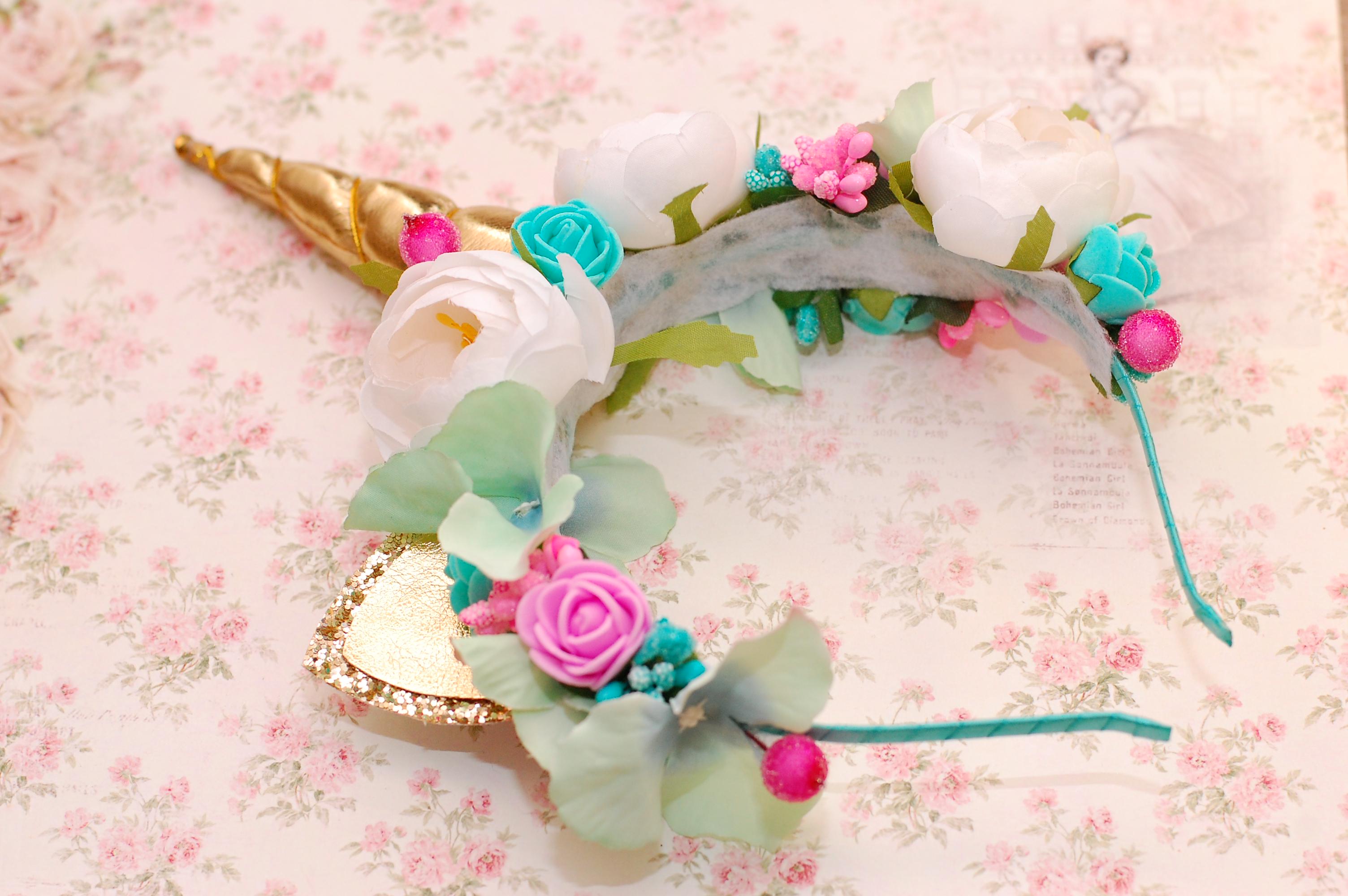 Обруч для волос Okl для девочки Единорожка (30)