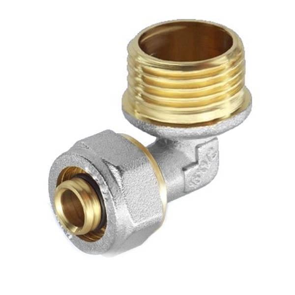 Кут із зовнішнім різьбленням з проточкою SANTAN 16х3/4" (43378)