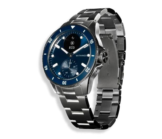 Смарт-годинник Withings ScanWatch Nova 42 мм Dark Blue (614760)