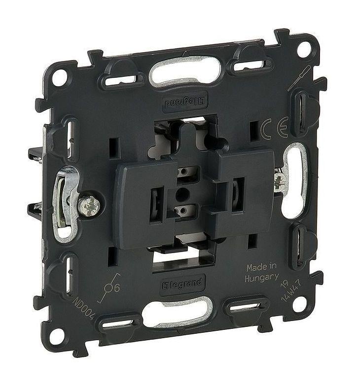 Выключатель кнопочный Legrand Valena In'Matic Черный