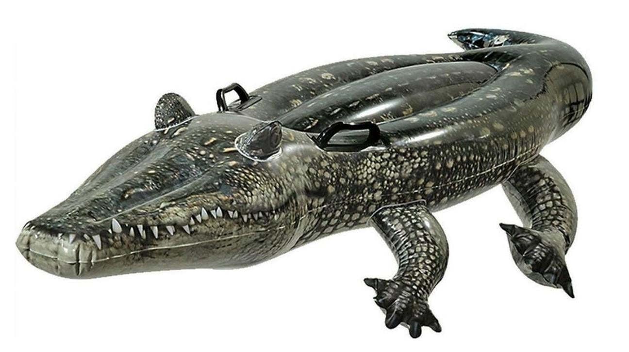 Пліт надувний Intex 57551 Алігатор 170х86 см (414719) - фото 2