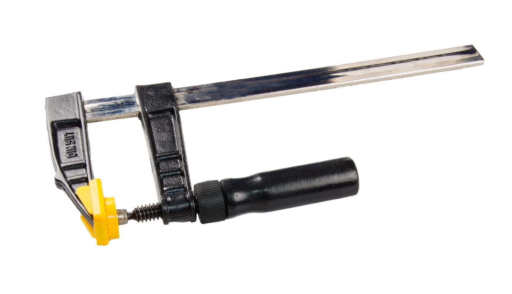 Струбцина столярная MasterTool F-Type DIN 5117 300х120 мм 3200 Н деревянная ручка (07-0004) - фото 1 Струбцина столярная MasterTool F-Type DIN 5117 300х120 мм 3200 Н деревянная ручка (07-0004) - фото 1