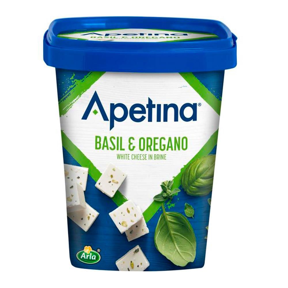 Сир фета Apetina Basil e Oregano з Базиліком та Орегано 430 г (21779846)