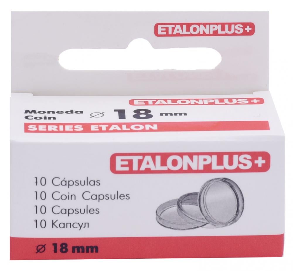 Капсулы Etalonplus для монет 18 мм 10 шт. (А14268)