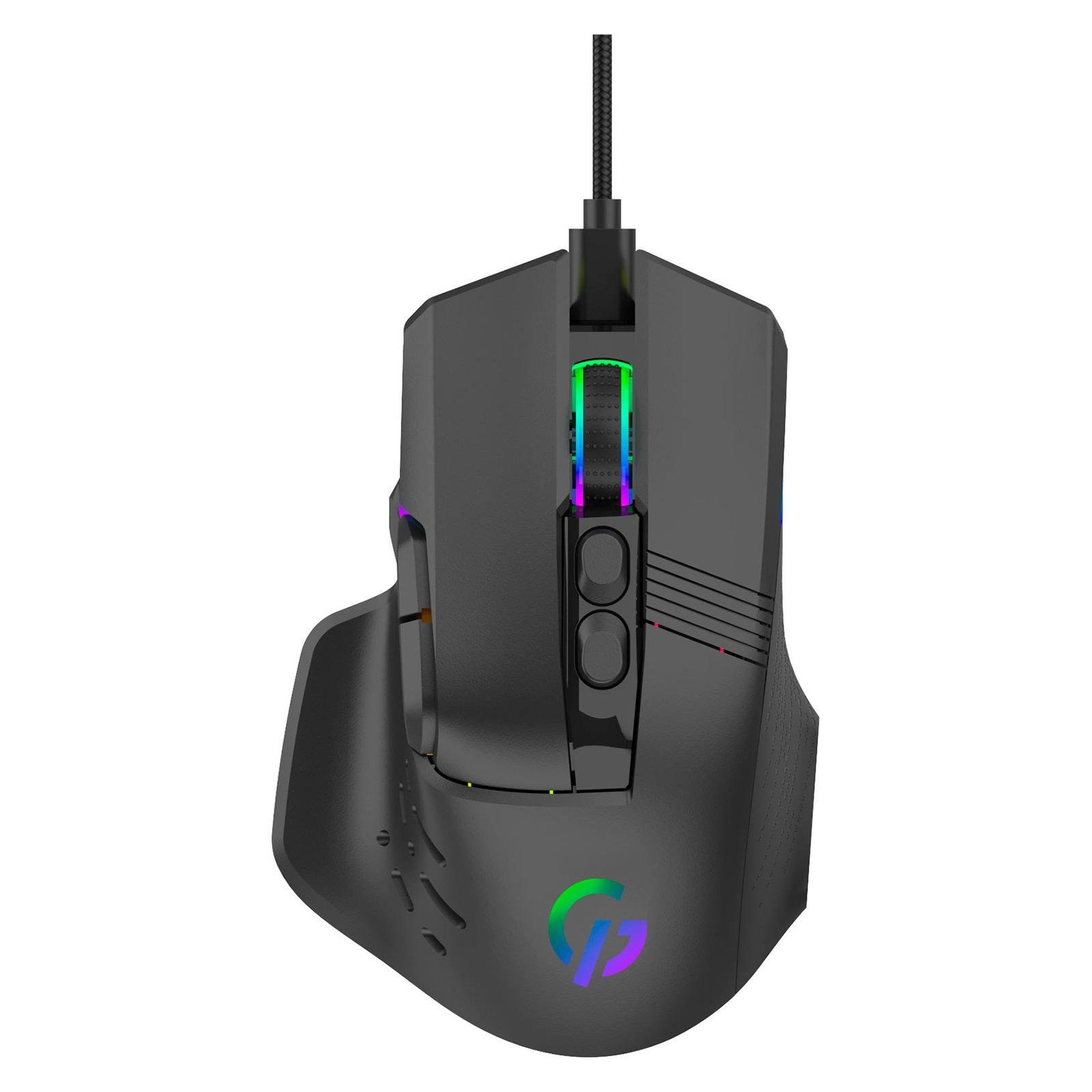 Компьютерная мышка проводная GamePro GM560 с RGB-подсветкой Black (26449703)