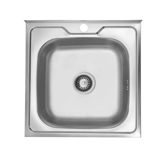 Мийка кухонна з нержавіючої сталі 50x50 см 6 мм (30631925)