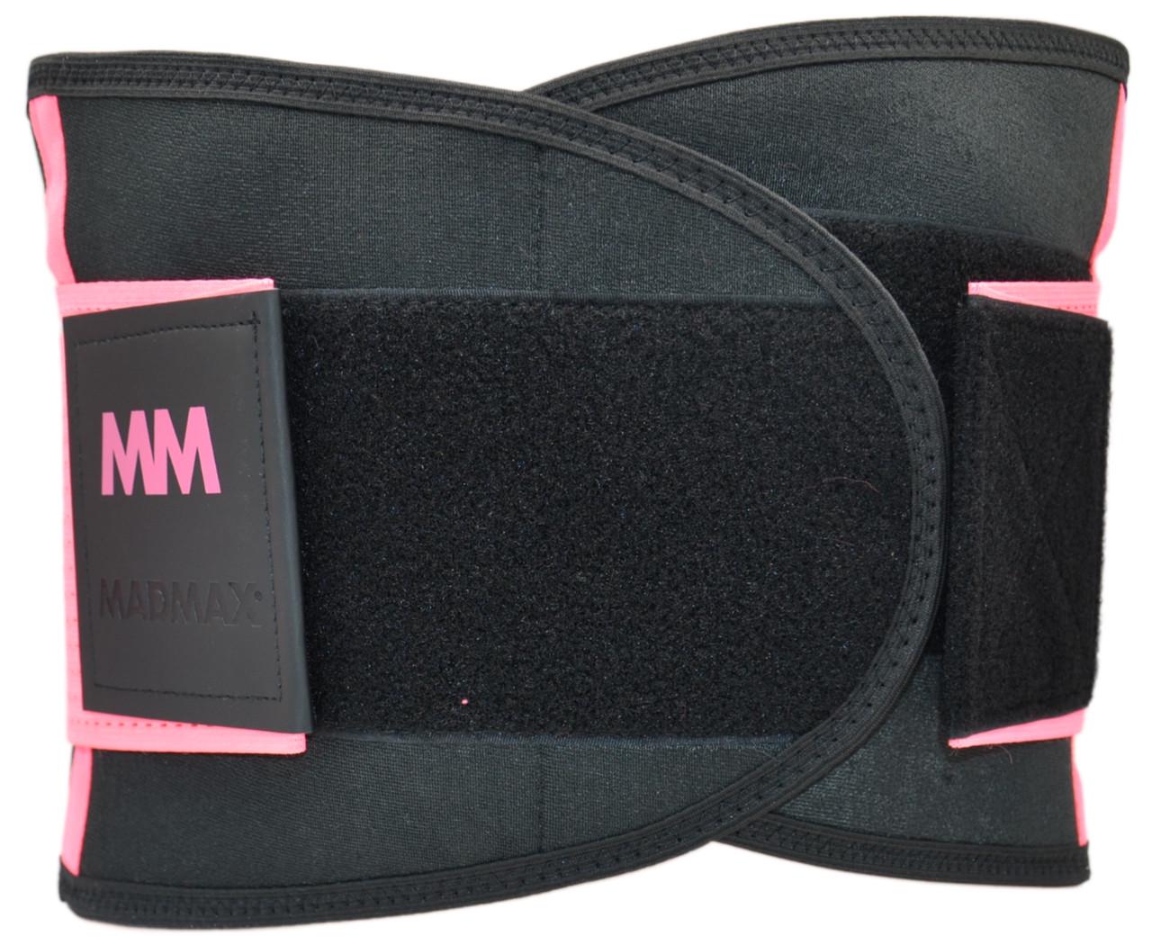 Пояс компресійний MadMax MFA-277 Slimming belt S Black/Neon pink