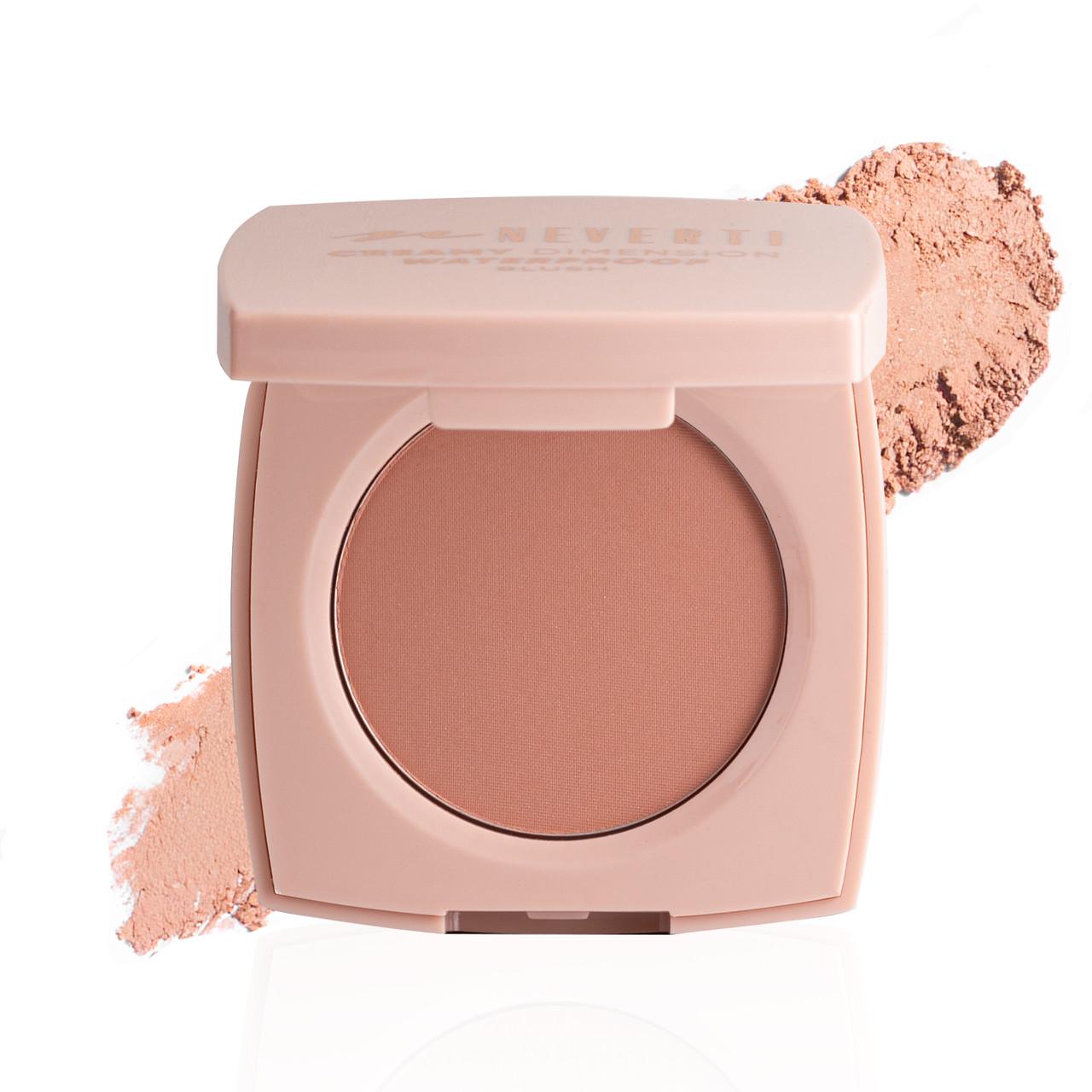 Рум'яна для обличчя Neverti Creamy Dimension №1 Frosted Pink кремові водостійкі