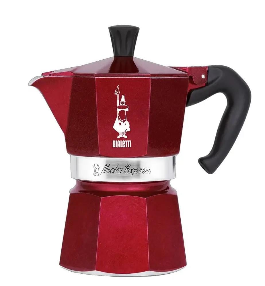 Гейзерная кофеварка Bialetti Moka Express Deco Glamour 3 чашки 130 мл (0009223) - фото 1