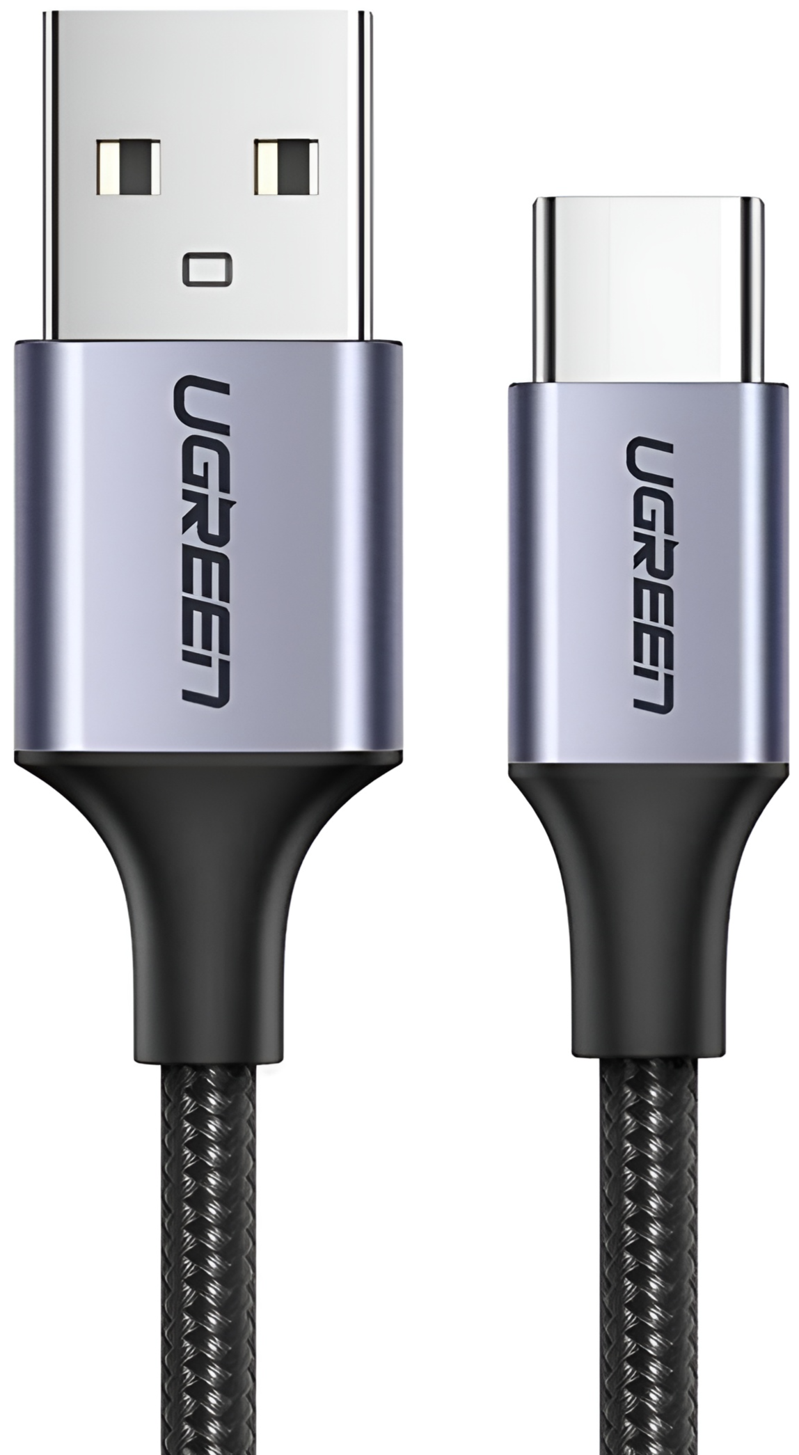 Кабель Ugreen для скоростной зарядки телефона USB Type-C 0,5 м Черный (1984729112) - фото 1