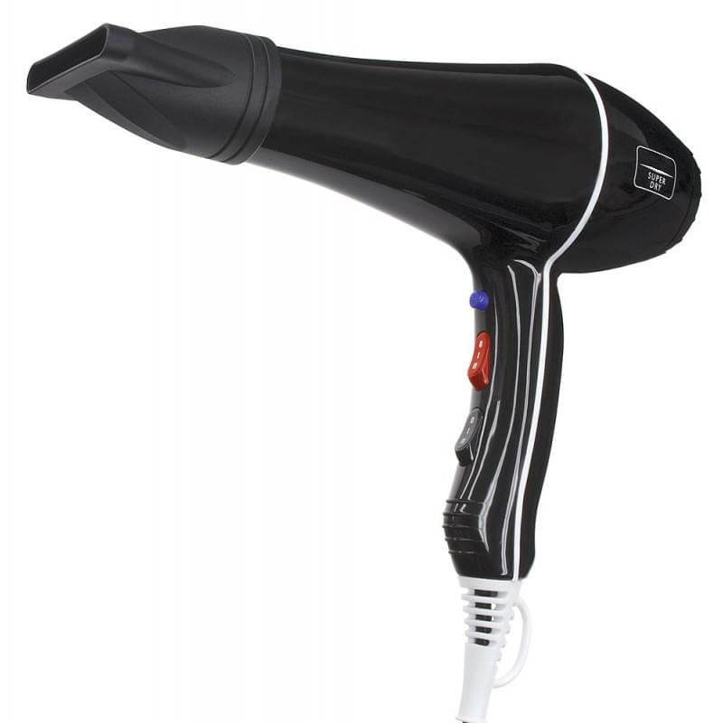 Фен для волос Super Dry 4340-0470 2000 Вт 3 режима Черный