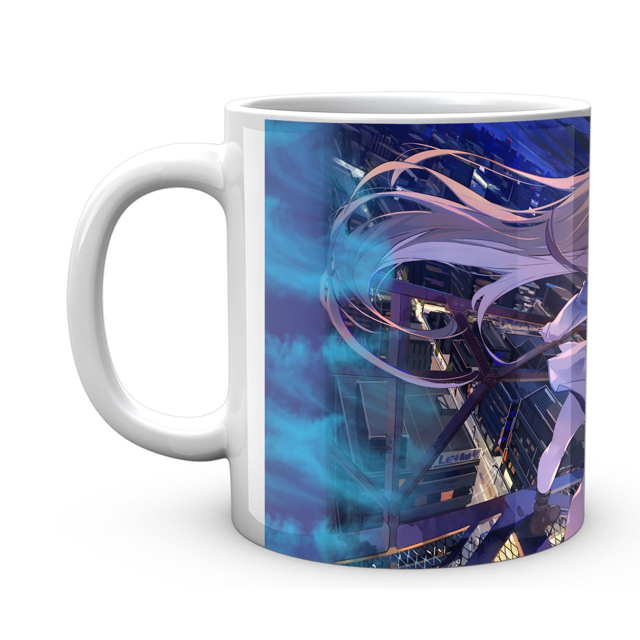 Чашка Geekland Satsuriku no Tenshi Рейчел и Зак на крыше над ночным городом (SNT 02.009)