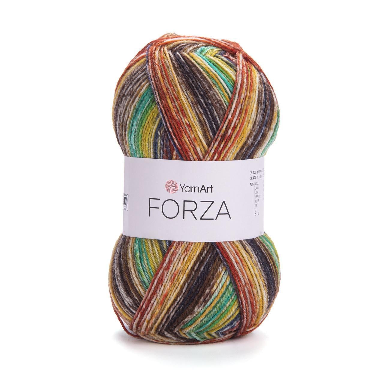 Пряжа носочная YarnArt Forza полушерстяная 100 г Меланж цветочное поле №2609 (2812953834) Пряжа носочная YarnArt Forza полушерстяная 100 г Меланж цветочное поле №2609 (2812953834)