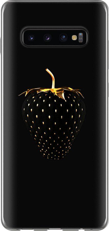 Чехол на Samsung Galaxy S10 Plus Черная клубника (3585t-1649-42517)