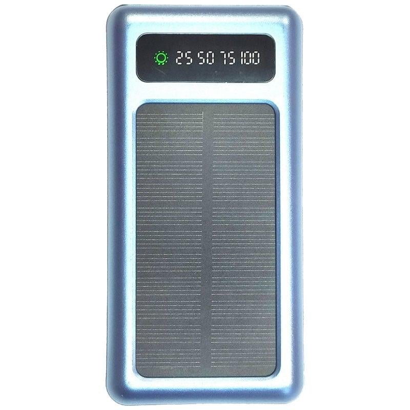 Повербанк UKC Solar 8412 із сонячною панеллю 20000 mAh Blue (13465968)