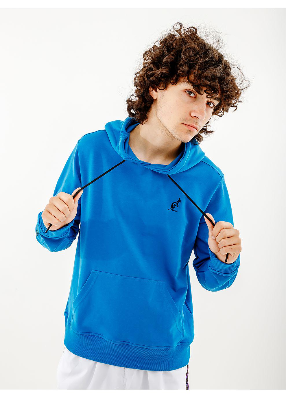 Худи мужское Australian CITY FLEECE-SLAM HOODIE L Голубой (7dLSUFE0018-335 L) - фото 1