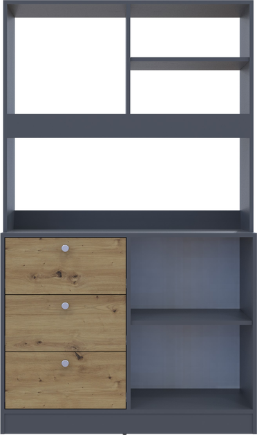 Кухня міні Doros Графіт/Дуб Евок (81359336) - фото 7 Кухня міні Doros Графіт/Дуб Евок (81359336) - фото 7