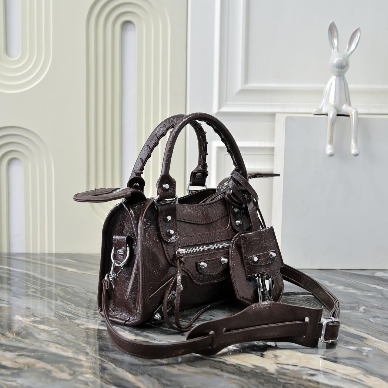 Женская сумка 10636 с зеркалом-сердцем Темно-коричневый (29471944) Женская сумка 10636 с зеркалом-сердцем Темно-коричневый (29471944)