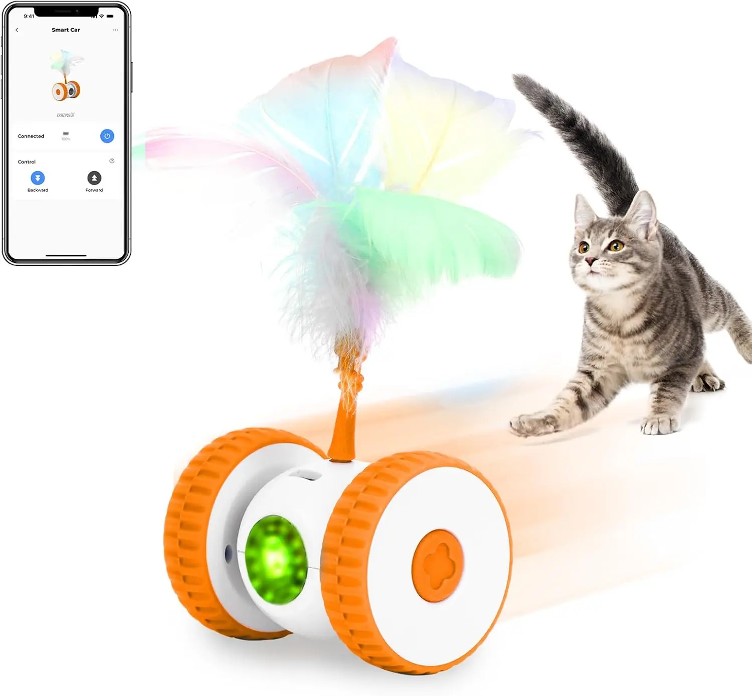 Іграшка для тварин USB Cat teaser AND XL-1233 Бадмінтон-мишка (8-18-2053967) - фото 2