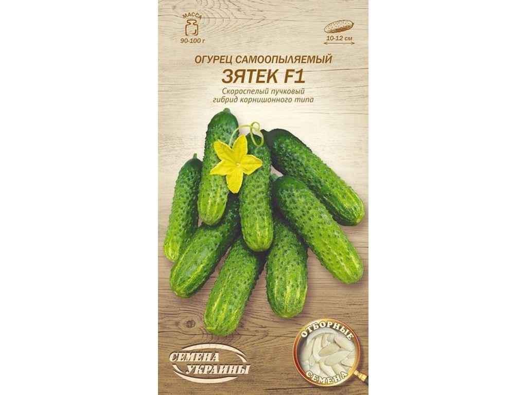 Семена Огурец Насіння України самоопыльный F1 ОВ 0,25 г (633787)