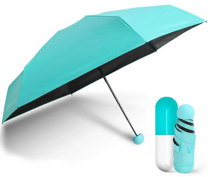 Мини-зонт Good Idea Umbrella Капсула в футляре Голубой
