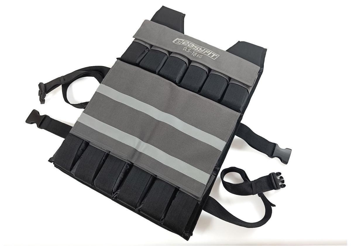 Жилет-утяжелитель EasyFit Armor 18 кг наборной с шагом 0,5 кг (EF-WTV-180) Жилет-утяжелитель EasyFit Armor 18 кг наборной с шагом 0,5 кг (EF-WTV-180)