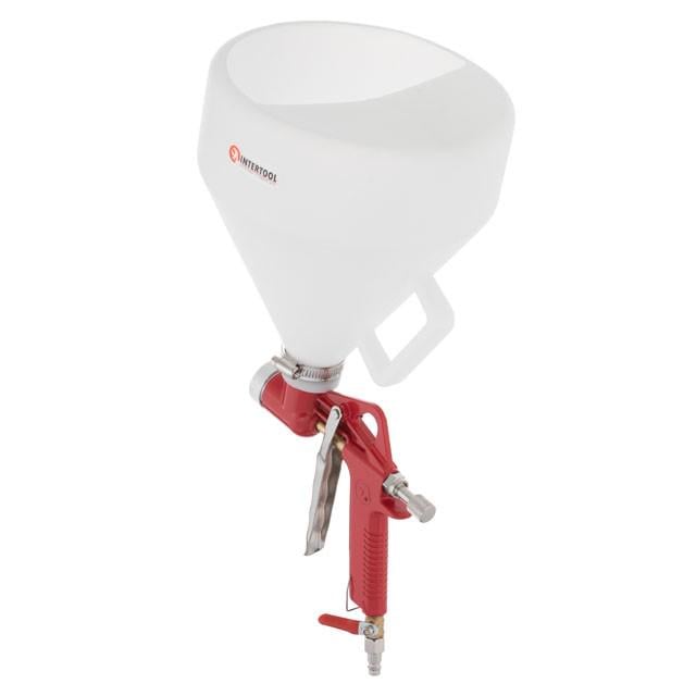 Пневматический распылитель/ три форсунки 4/ 6/ 8 мм В/Б пластмассовый 7000 мл 3-6 атм Intertool (PT-0402) - фото 5