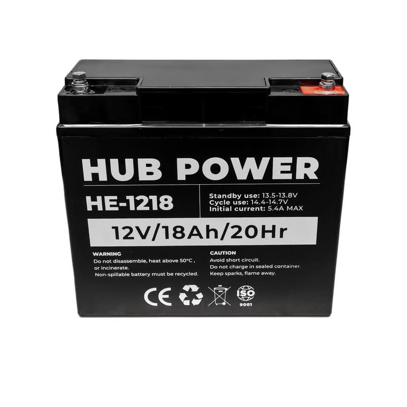 Аккумулятор Hub Power 12 В 18 Ач для ИБП HE-1218 (11777842) - фото 2