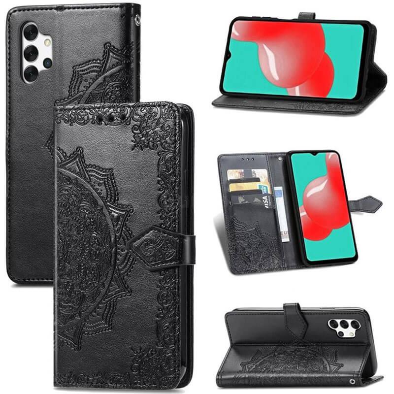 Кожаный чехол (книжка) Art Case с визитницей для Samsung Galaxy A52 4G / A52 5G Черный