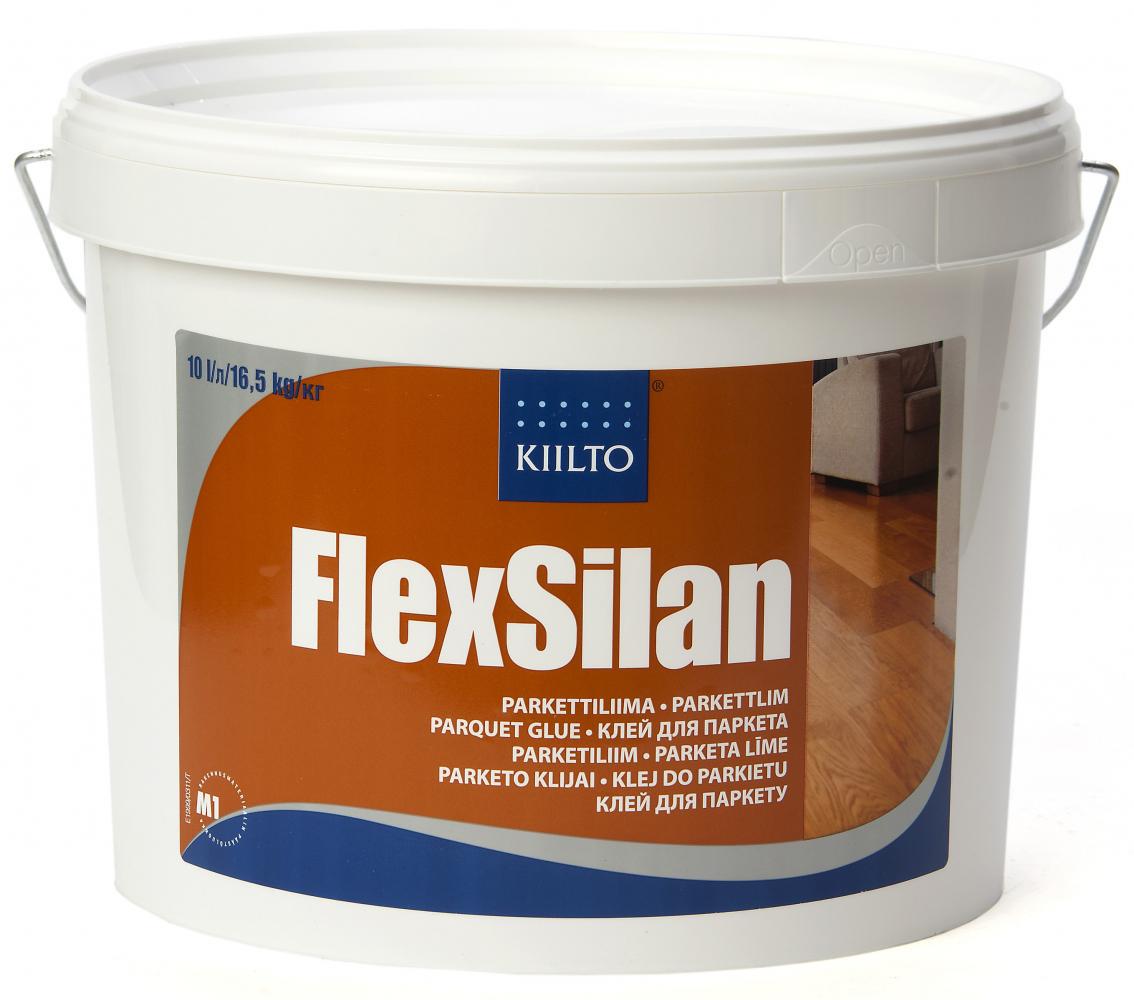 Клей для паркета Kiilto Flex Silan 10 л 16,5 кг Клей для паркета Kiilto Flex Silan 10 л 16,5 кг