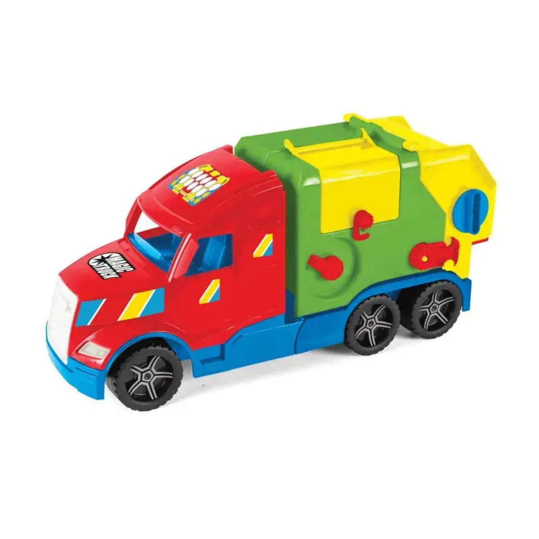 Игрушечная машинка Tigres Magic Truck Basic Мусоровоз из полипропилена 60 см Разноцветный (150-98-36330) Игрушечная машинка Tigres Magic Truck Basic Мусоровоз из полипропилена 60 см Разноцветный (150-98-36330)