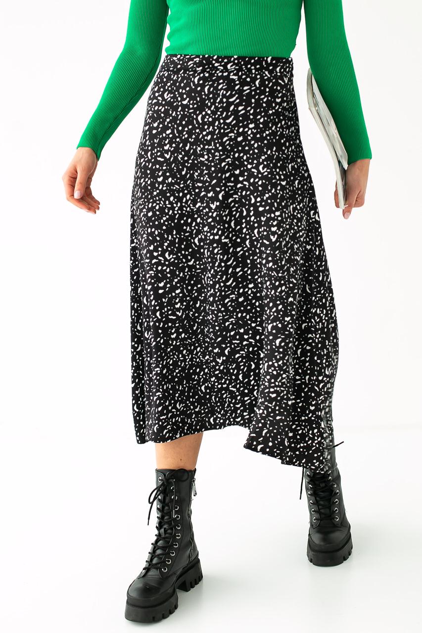 Юбка миди Crep S Черный (9505995)