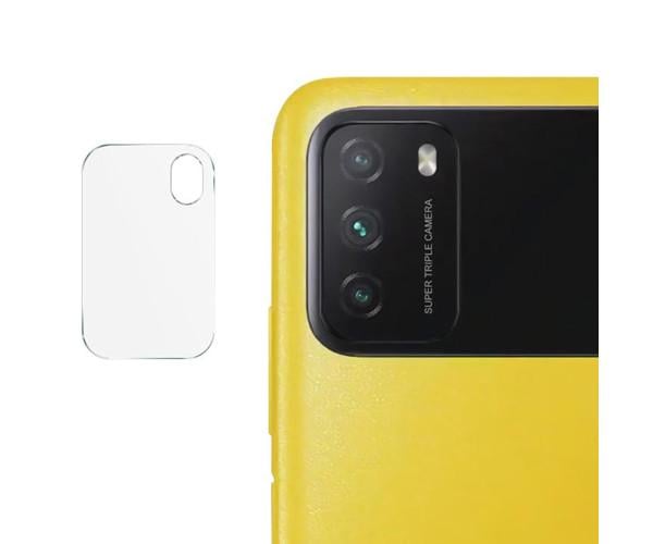 Защитное стекло Tempered Glass 0,3 мм 2.5D на заднюю камеру для Xiaomi Poco M3, Transparent