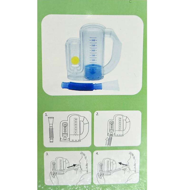 Тренажер-спирометр дыхательный Lesko для дыхательных упражнений и реабилитации 3000 мл (24366611) - фото 2 Тренажер-спирометр дыхательный Lesko для дыхательных упражнений и реабилитации 3000 мл (24366611) - фото 2