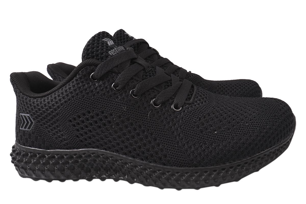 Кроссовки мужские Restime из текстиля на низком ходу на шнуровке р. 43 Черный (143-21/22LK) Кроссовки мужские Restime из текстиля на низком ходу на шнуровке р. 43 Черный (143-21/22LK)