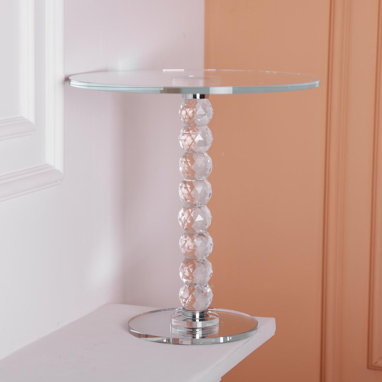 Тортовница стеклянная на ножке HP-4-81L 30х32 см см Прозрачный (A-034111) - фото 5