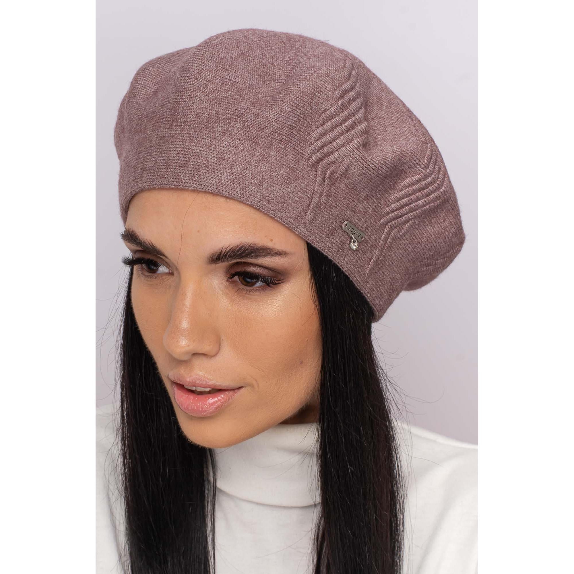 Берет женский шерстяной Leks Магма one size Кофе