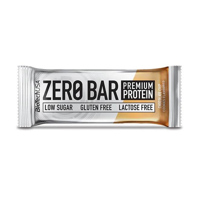 Протеиновый батончик 20 г белка без добавленного сахара BioTech Zero Bar 50 г Двойной шоколад