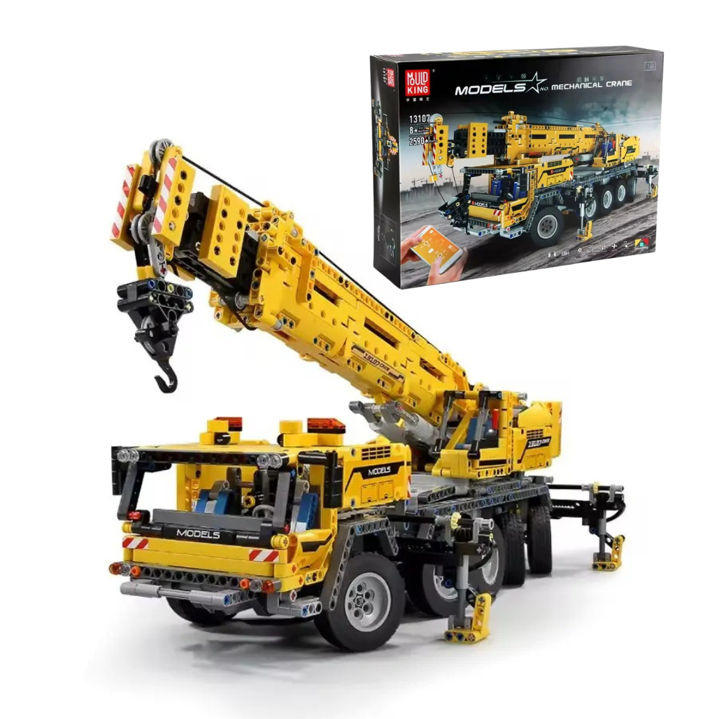 Конструктор Подъемный кран на дистанционном управлении 2590 деталей