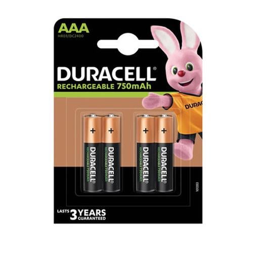 Аккумулятор Duracell AAA NiMh 750 mAh 4 шт. (10609228) Аккумулятор Duracell AAA NiMh 750 mAh 4 шт. (10609228)
