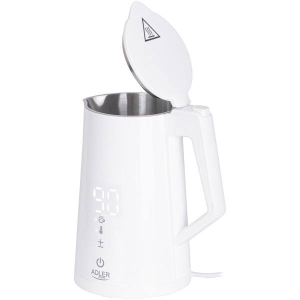 Электрочайник Adler AD 1345 STRIX установка температуры 2200 Вт 1,7 л White (AD1345W) - фото 4