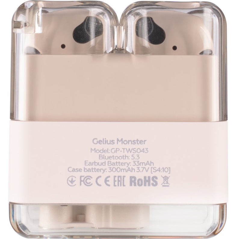 Наушники беспроводные Gelius TWS Monster GP-TWS043 Biege (2649999174) - фото 3