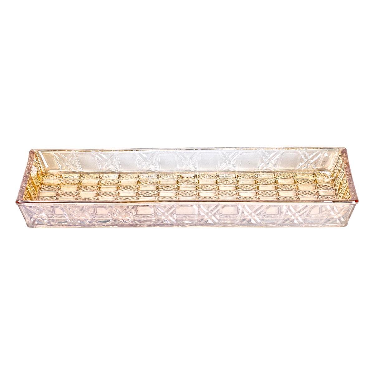 Блюдо для сервірування прямокутне 27,5 х13, 5х2, 5 см (6002) - фото 6 Блюдо для сервірування прямокутне 27,5 х13, 5х2, 5 см (6002) - фото 6