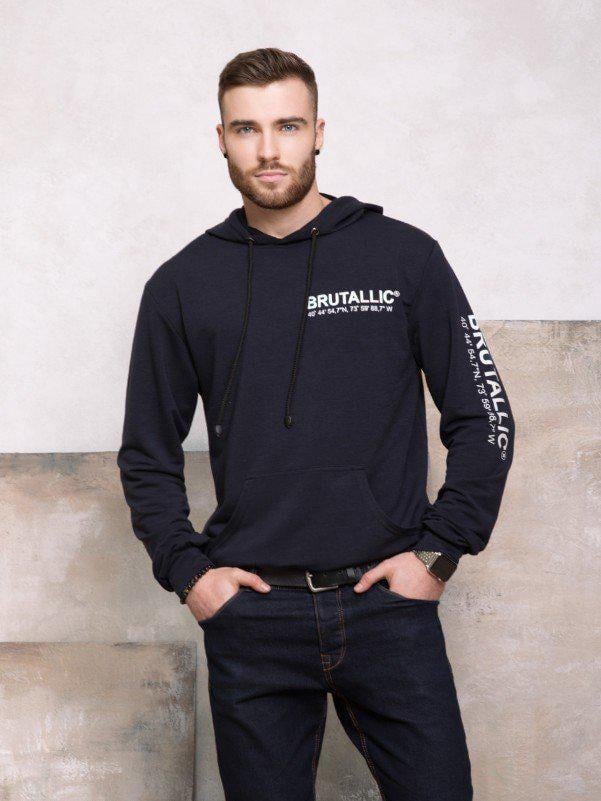 Мужская толстовка ISSA Plus XXL Темно-синий (GN-416)