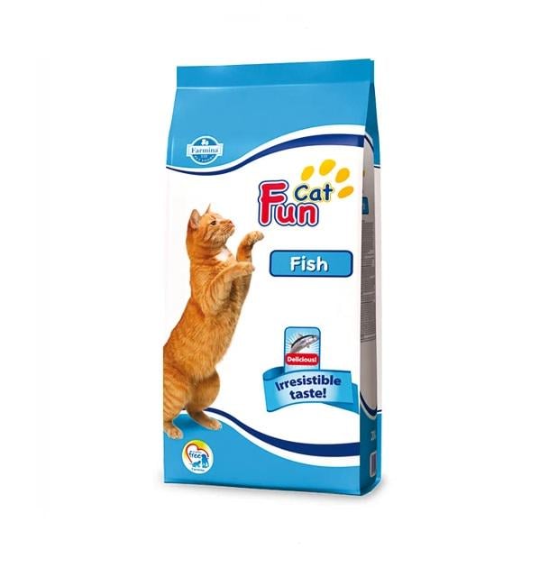 Корм сухой Farmina Fun Cat Fish с рыбой для взрослых кошек 20 кг (8010276010483)